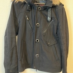 NICOLE CLUB FOR MEN ダッフルコート 黒