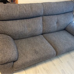 ニトリ3人用ソファー(2020年購入品) グレー