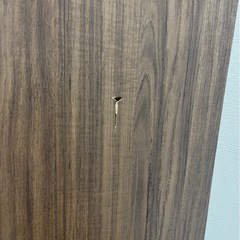 鏡付き シューズボックス ブラウンの画像