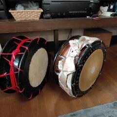 和太鼓2個セットの画像