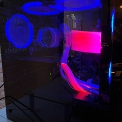 年内中値下！！【LEDで綺麗】ゲーミングPC/i5・爆速SSD400GB.HDD1.4TB/AMDグラボ搭載/win10！ 自作ゲーミングPCの画像