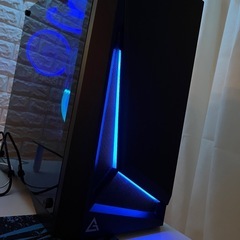 年内中値下！！【LEDで綺麗】ゲーミングPC/i5・爆速SSD400GB.HDD1.4TB/AMDグラボ搭載/win10！ 自作ゲーミングPCの画像