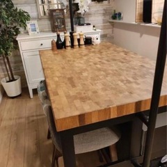 IKEA　VADHOLMA ヴァドホルマ アイランドキッチン ラック付き126x79x193 cmの画像