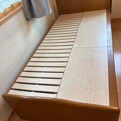 木ベッド　シングルの画像