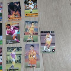 【16枚】Jリーグ選手のカード(1993～1995年)の画像