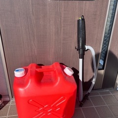 灯油ポリタンク自動ポンプセット