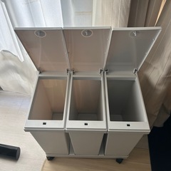 横型3分別プッシュペールワゴンの画像