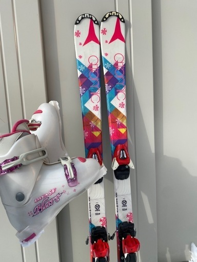 ATOMICスキー板120cm ブーツ21〜22cm　3点セット