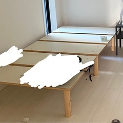 シングルベッド　フレーム　天然木