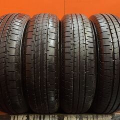 【走行短め】BS BRIDGESTONE NEWNO 155/65R14 14インチ 夏タイヤ 4本 23年製 N-BOX スペーシア ムーヴ ステラ等　(VTN206)