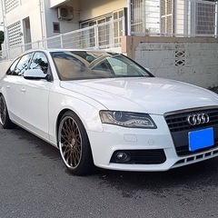 🌟 アウディ A4 ・ turbo  🌟 車高調 & 社外ホイール ツライチでカッコいい❗️の画像