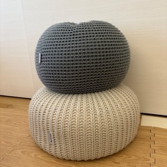 丸形クッション　大小2つセット