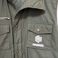 US古着ヴィンテージPANOPLY中綿ハンティングワークベストの画像