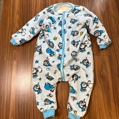 大きめの　ドラえもん フリースロンパース もこもこ　アウター　の画像