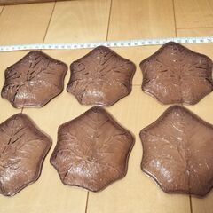 【取り引き予定】昭和レトロ　ガラス小皿の画像