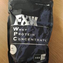 F＆W ホエイプロテイン wpc 1kg  プレーン 
