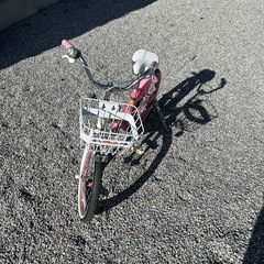 子供用自転車　ピンク　女の子用の画像