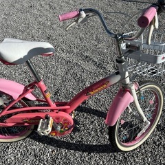 子供用自転車　ピンク　女の子用の画像