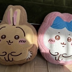 ちいかわ　もこもこダイカットクッション　全4種コンプリートの画像
