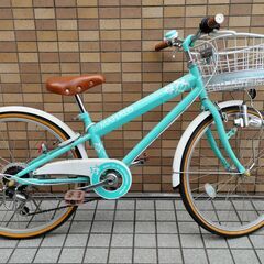 22インチ自転車（6段変速）　女の子用の画像