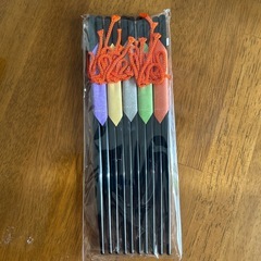 【未使用】箸とトレイのセット　5組の画像