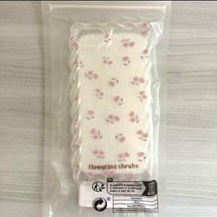 【新品】iPhoneSE3 花柄フリル型ケースの画像