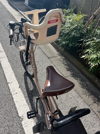 中古　自転車　子供乗せ付き