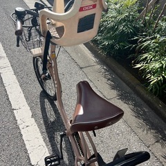 中古　自転車　子供乗せ付きの画像