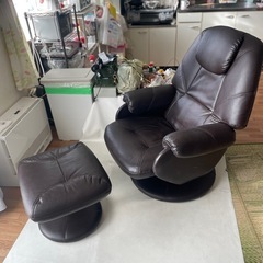 T.NANTA パーソナルチェア オットマン セット リクライニ...