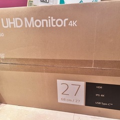 新品未開封　LG27インチモニター