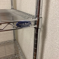お値下げしました　メタルラック　の画像