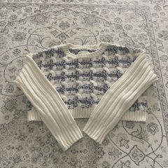 ラグナムーン　ニット　冬　チェック