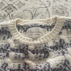 ラグナムーン　ニット　冬　チェックの画像