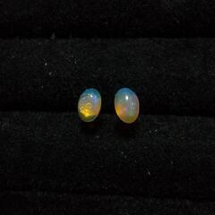天然石ピアス オパール