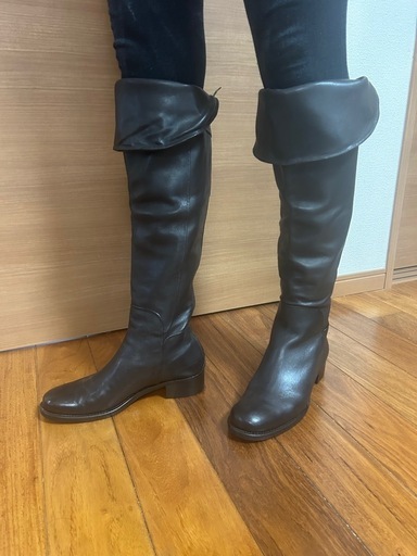本革ロングブーツ
