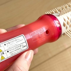 ヘアアイロン　ブラシアイロン　フィンガーアイロン　コードレス　コイズミ　レトロ　28ミリの画像