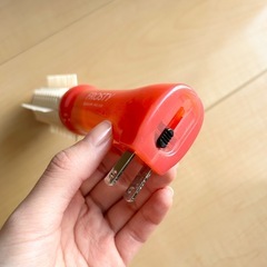 ヘアアイロン　ブラシアイロン　フィンガーアイロン　コードレス　コイズミ　レトロ　28ミリの画像