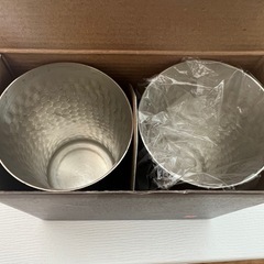 純銅カップ2個セット　未使用品の画像