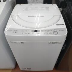 ★ジモティー割引有★ SHARP 6.0kg全自動洗濯機 ES-GE6B 2018年製 中古品