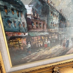 重厚な絵画の画像