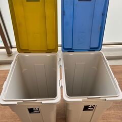 45リットル連結ゴミ箱 2個セットの画像