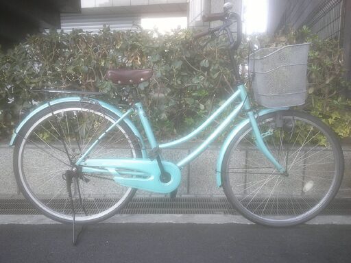 整備済み中古自転車　26インチ　税別￥7.980-　軽快車　グリーン1230