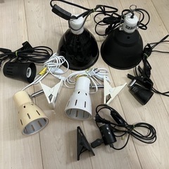 【中古品】　爬虫類用　ライトソケット×7 