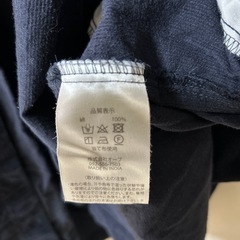 コーデュロイ　ワンピース　紺の画像