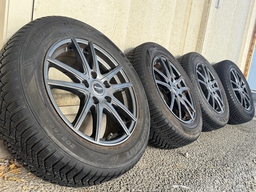 【バリ山　ノア・ヴォクシー用】205/60R16 オールシーズンタイヤ　アルミ4本