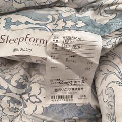 【お取引中】シングル羽毛布団　西川リビングの画像