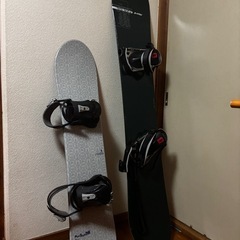 スノーボード　板　2点　ビンディング付き