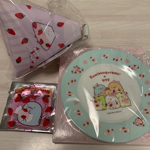 ★★すみっコぐらし ネオ･すみっコくじ 三角ポーチ やま＆たぴおか 他2点セット