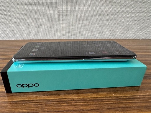 【美品】「OPPO Reno5 A」のデュアル物理SIM 128GB アイスブルー