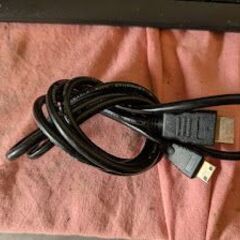 ハイスピード HDMI(オス)to mini HDMI(オス)変換ケーブル HDMIタイプAオス-mini HDMIタイプC(mini)オス 金メッキコネクタ搭載 高速データ伝送 (1.5m) 中古の画像